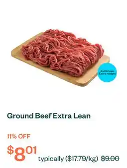 Voilà Ground Beef Extra Lean offer