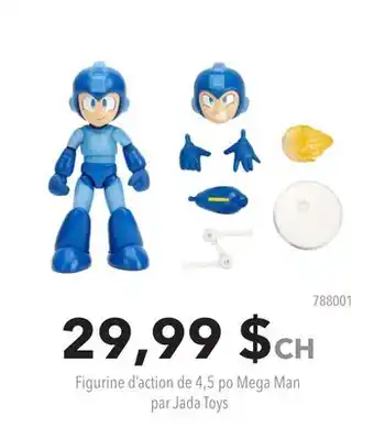 GameStop Figurine d'action de 4,5 po Mega Man par Jada Toys offer