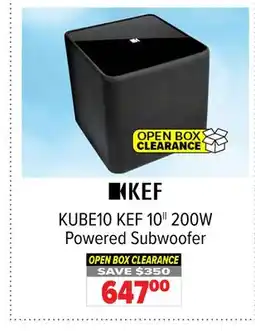 2001 Audio Video KUBE10 10|| 200W Powered Subwoofer offer