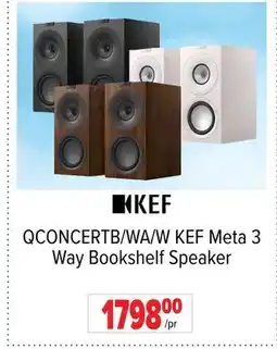 2001 Audio Video QCONCERTB Meta 3 Way Bookshelf Speaker offer