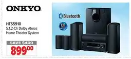 2001 Audio Video HTS5910 5.1.2-Ch Dolby Atmos Home Theater System offer