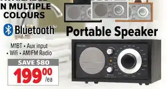 2001 Audio Video M1BT Portable Speaker offer