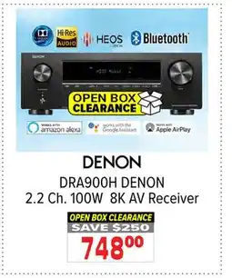 2001 Audio Video DRA900H 2.2 Ch. 100W 8K AV Receiver offer