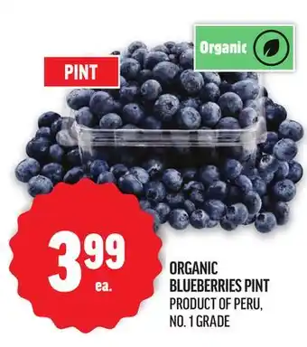 Metro ORGANIC BLUEBERRIES offer