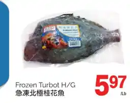 T&T Supermarket FROZEN TURBOT H/G offer