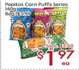 Sunny Food Mart Pepistos Corn Puffs Series offer