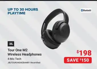 Visions Electronics JBL Tour One M2 Wireless Headphones offer