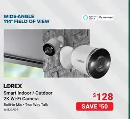 Visions Electronics LOREX Smart Indoor / Outdoor 2K Wi-Fi Camera offer