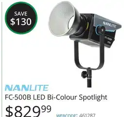 Vistek NANLITE FC-500B LED Bi-Colour Spotlight offer