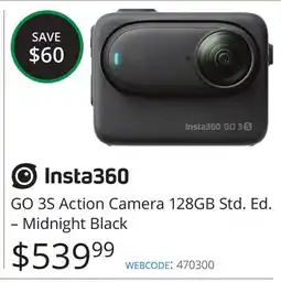 Vistek GO 3S Action Camera 128GB offer