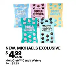 Michaels Melt Craft Candy Wafers offer