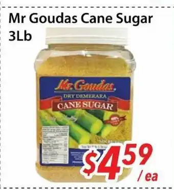 Bestco Food Mart Mr Goudas Cane Sugar offer