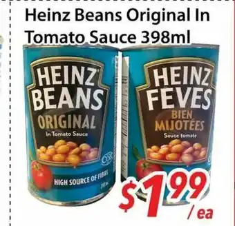 Bestco Food Mart Heinz Beans Original In Tomato Sauce offer