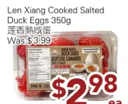 Ample Food Market Len Xiang Cooked Salted Duck Eggs 350g offer