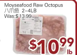 Ample Food Market Moyseafood Raw Octopus 2-4 lb offer