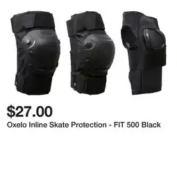 Decathlon Oxelo Inline Skate Protection - FIT 500 Black offer