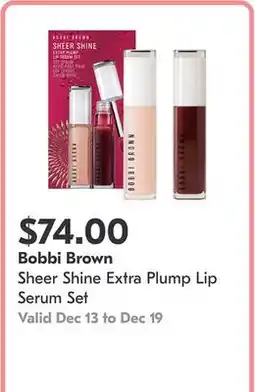 Shoppers Drug Mart Sheer Shine Extra Plump Lip Serum Set offer