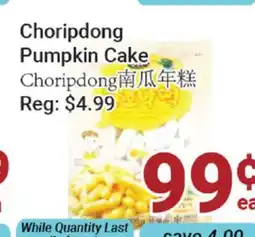 Oceans Fresh Food Market Choripdong Pumpkin Cake offer