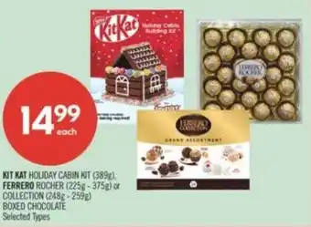 Shoppers Drug Mart Kit kat holiday cabin kit offer