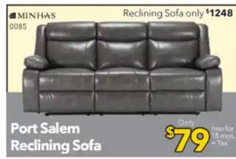 Surplus Furniture Port Salem Grey Motion Sofa offer