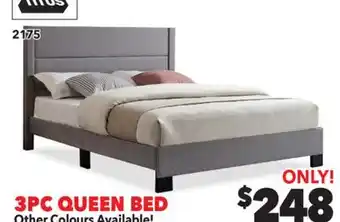 Surplus Furniture Grey Fabric Queen Bed Complete offer