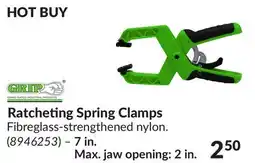 Princess Auto Ratcheting Spring Clamps offer