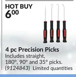 Princess Auto 4 pc Precision Picks offer