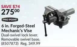 Princess Auto 6 in. Forged-Steel Mechanic's Vise offer