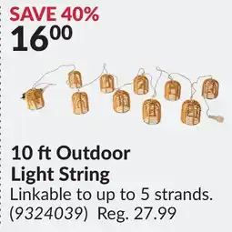 Princess Auto 10 ft Outdoor Light String offer