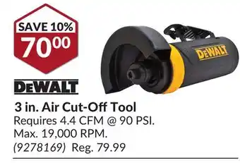 Princess Auto 3 in. Air Cut-Off Tool offer