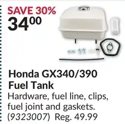 Princess Auto Honda GX340/390 Fuel Tank offer