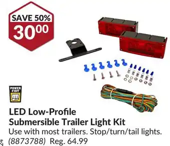 Princess Auto LED Low-Profile Submersible Trailer Light Kit offer