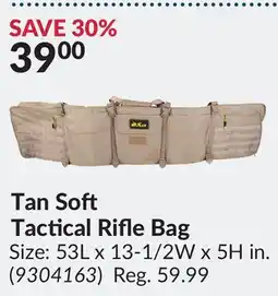 Princess Auto Tan Soft Tactical Rifle Bag offer