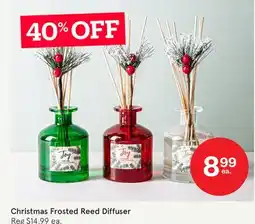 Kitchen Stuff Plus Christmas Frosted Reed Diffuser offer