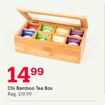 Kitchen Stuff Plus Chi Bamboo Tea Box offer