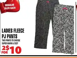 Len's Mill Stores LADIES FLEECE PJ PANTS offer