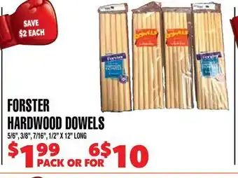 Len's Mill Stores FORSTER HARDWOOD DOWELS offer