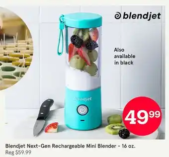 Kitchen Stuff Plus Blendjet Next-Gen Rechargeable Mini Blender offer