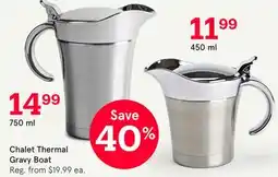 Kitchen Stuff Plus Chalet Thermal Gravy Boat offer