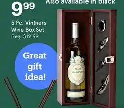 Kitchen Stuff Plus 5 Pc. Vintners Wine Box Set offer