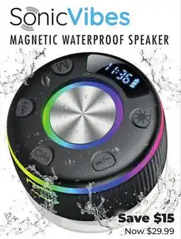 Showcase SONIC VIBES WATERPROOF BT SPEAKER offer