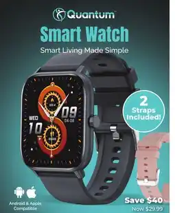 Showcase Quantum Smart Watch offer