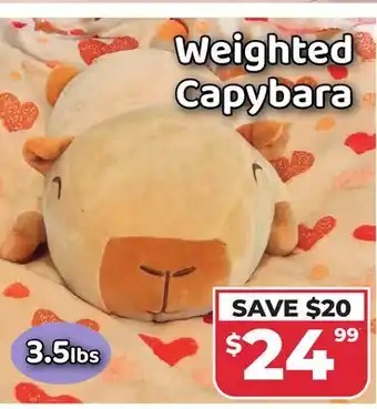 Showcase Weighted Capybara offer