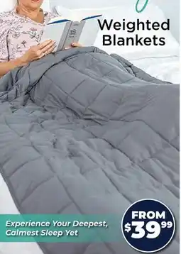 Showcase Weighted Blankets offer