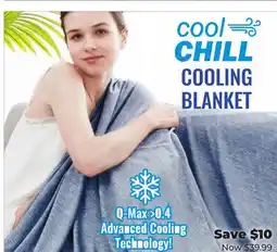 Showcase COOL CHILL COOLING BLANKET offer