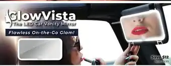 Showcase GLOW VISTA LED CAR VANITY MIRROR offer