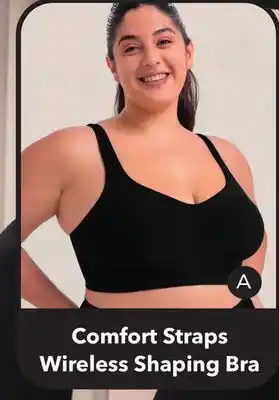 Showcase Comfort Straps Wireless Shaping Bra offer