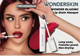 Showcase WONDER BLADING Lip Stain offer