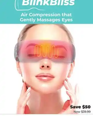 Showcase BlinkBliss Air Compression that Gently Massages Eyes offer