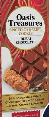 Showcase Oasis Treasures Spiced Caramel Cookie Dubai Chocolate offer